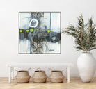 Du fil à retordre by Sylvie cloutier on GIANT ART - green abstract