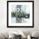 Du fil à retordre by Sylvie cloutier on GIANT ART - green abstract