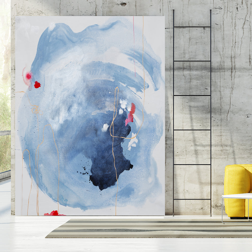 Capture Quiet by Daleno Art on GIANT ART - blue abstract