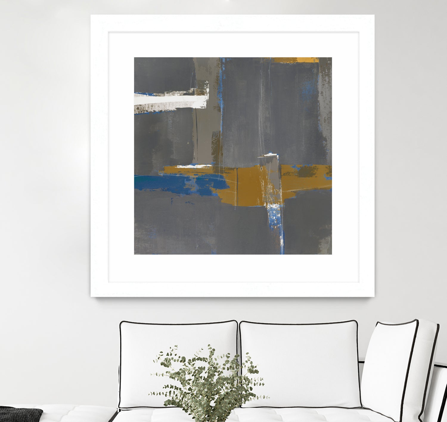 Filing Edges I by Daleno Art on GIANT ART - white abstract