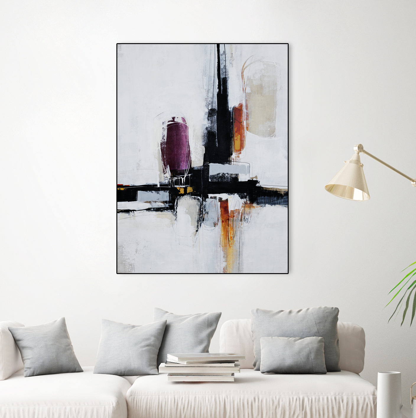 Intolerant by Daleno Art on GIANT ART - orange abstract