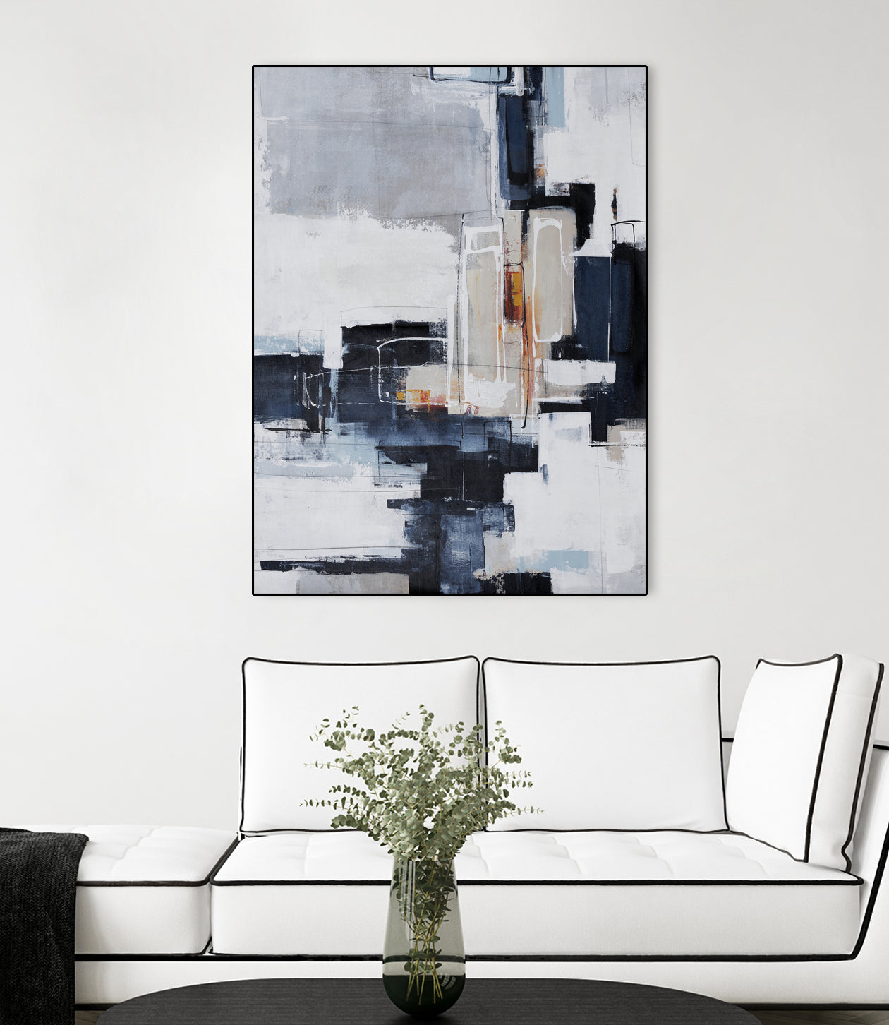 Top Tier by Daleno Art on GIANT ART - grey abstract