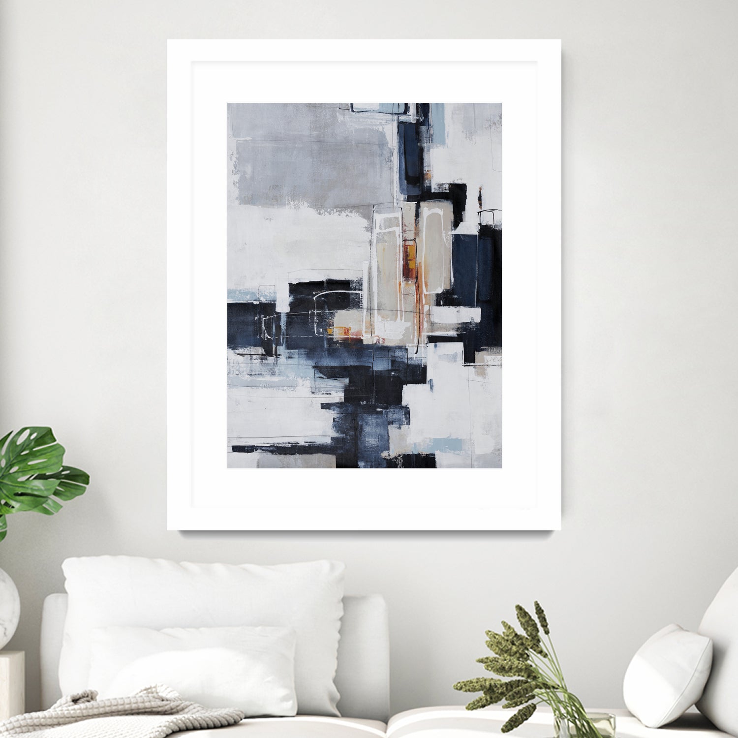 Top Tier by Daleno Art on GIANT ART - grey abstract