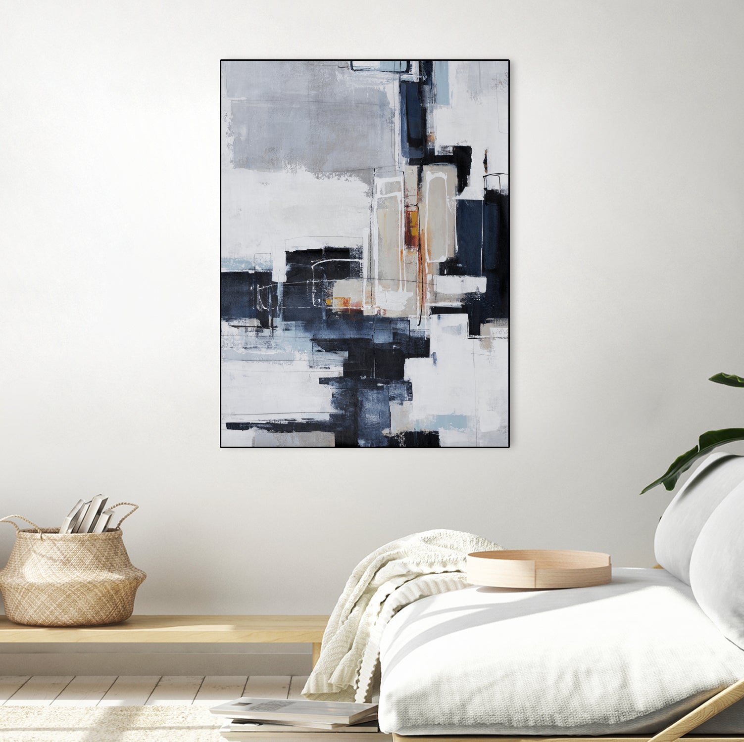 Top Tier by Daleno Art on GIANT ART - grey abstract