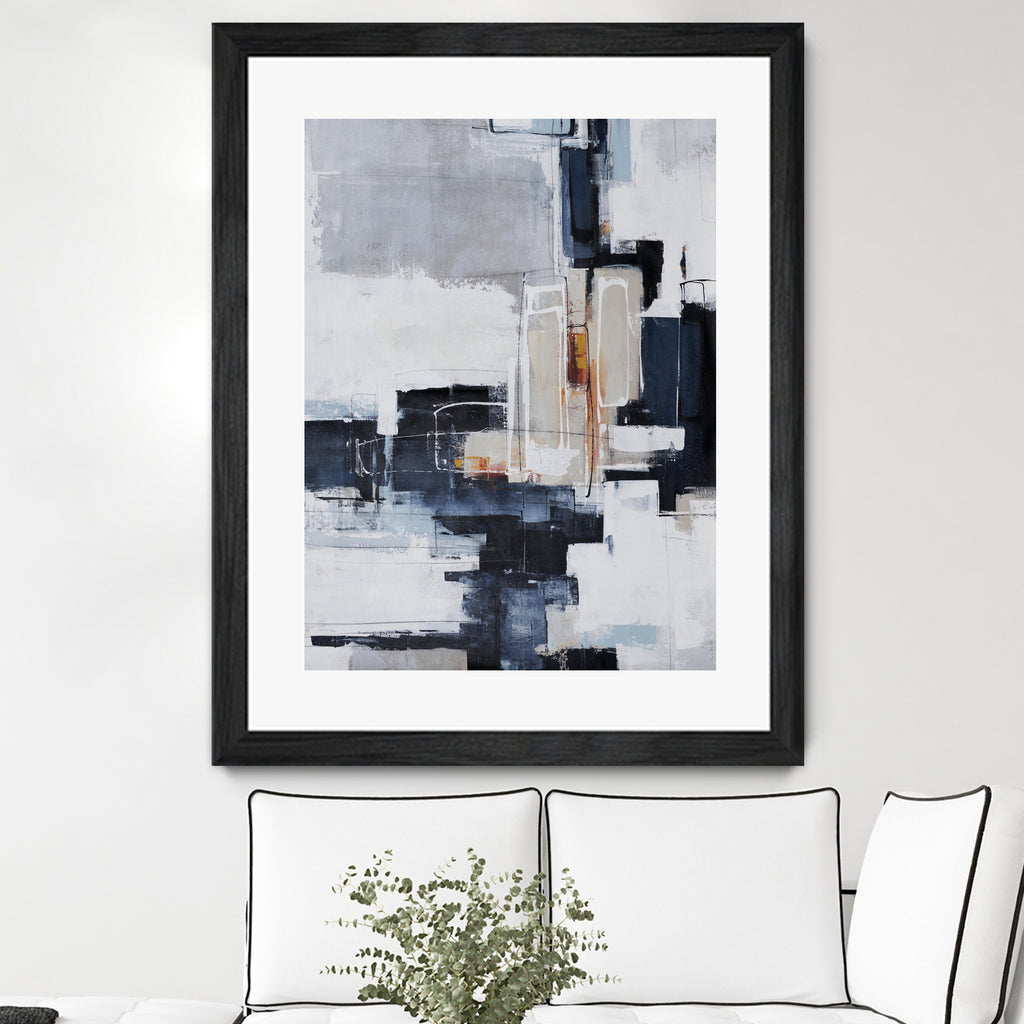 Top Tier by Daleno Art on GIANT ART - grey abstract