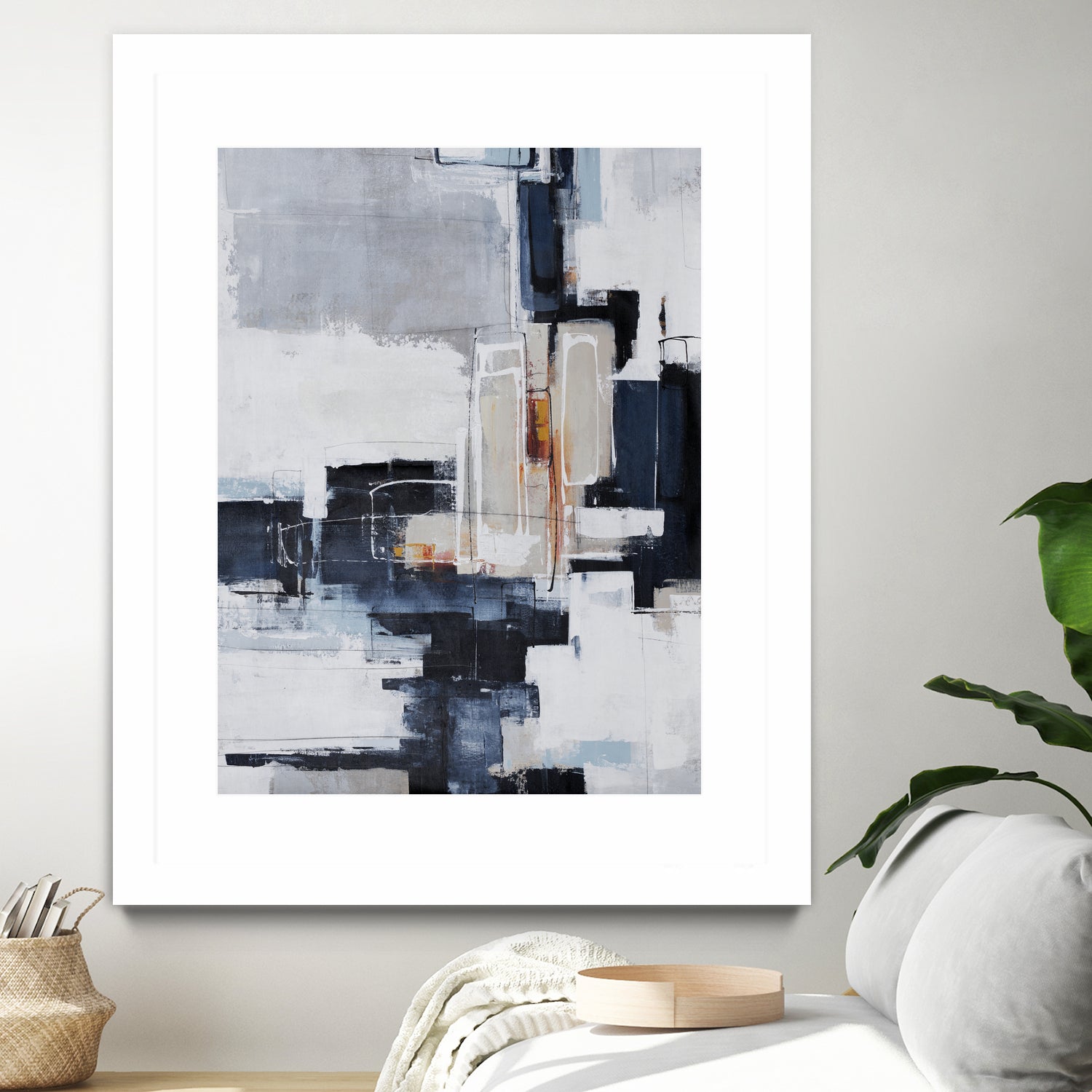 Top Tier by Daleno Art on GIANT ART - grey abstract