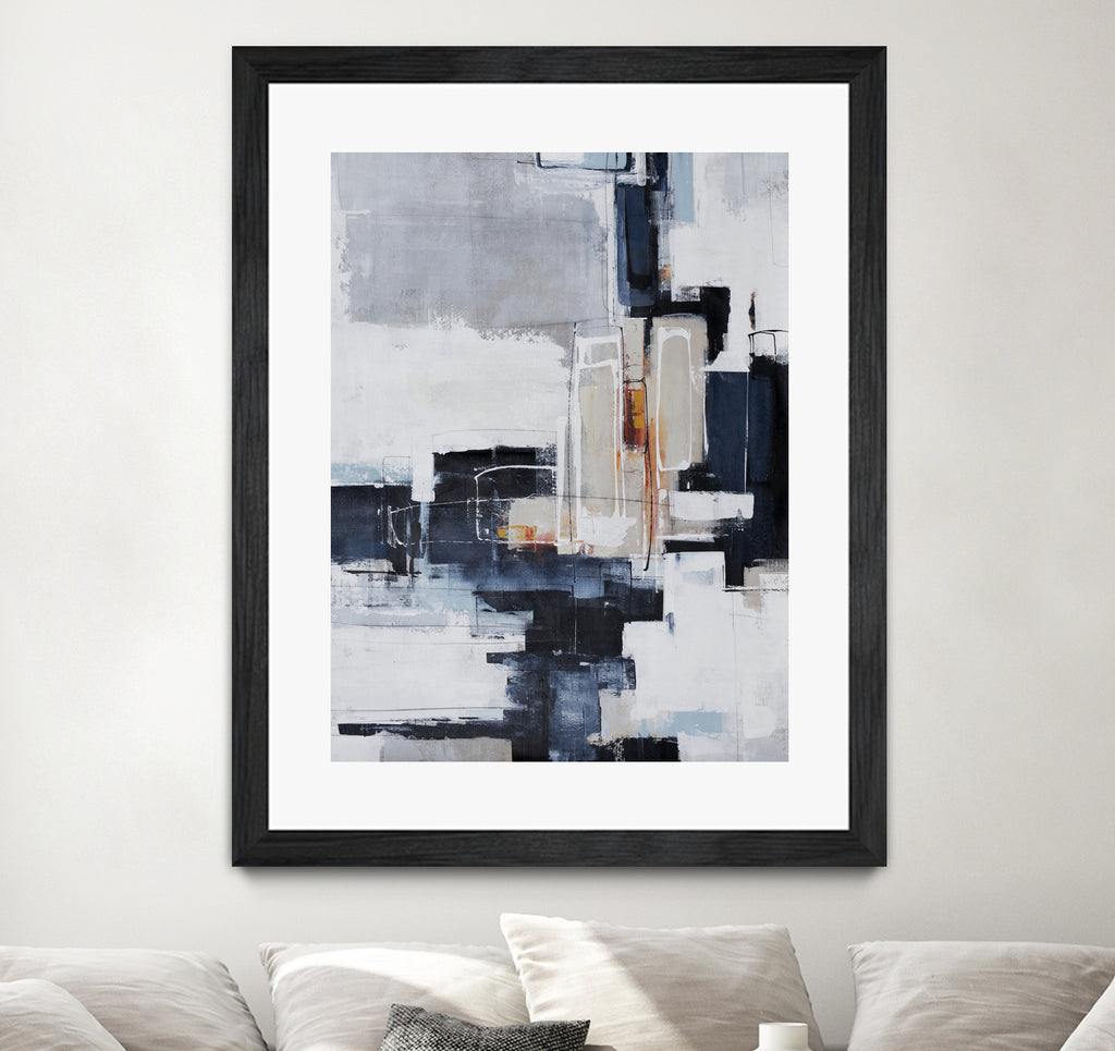 Top Tier by Daleno Art on GIANT ART - grey abstract