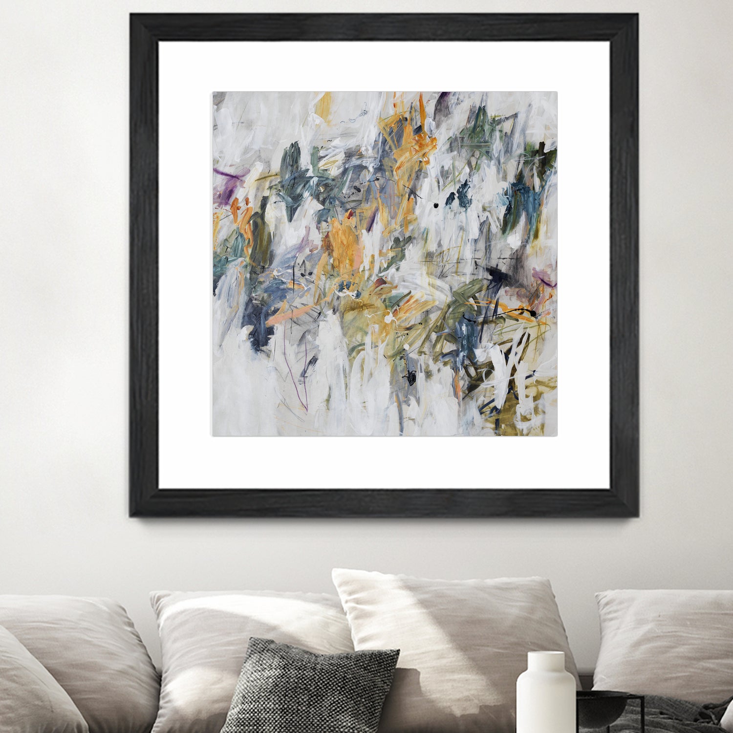 Bright Spring Ahead II by Daleno Art on GIANT ART - yellow abstract