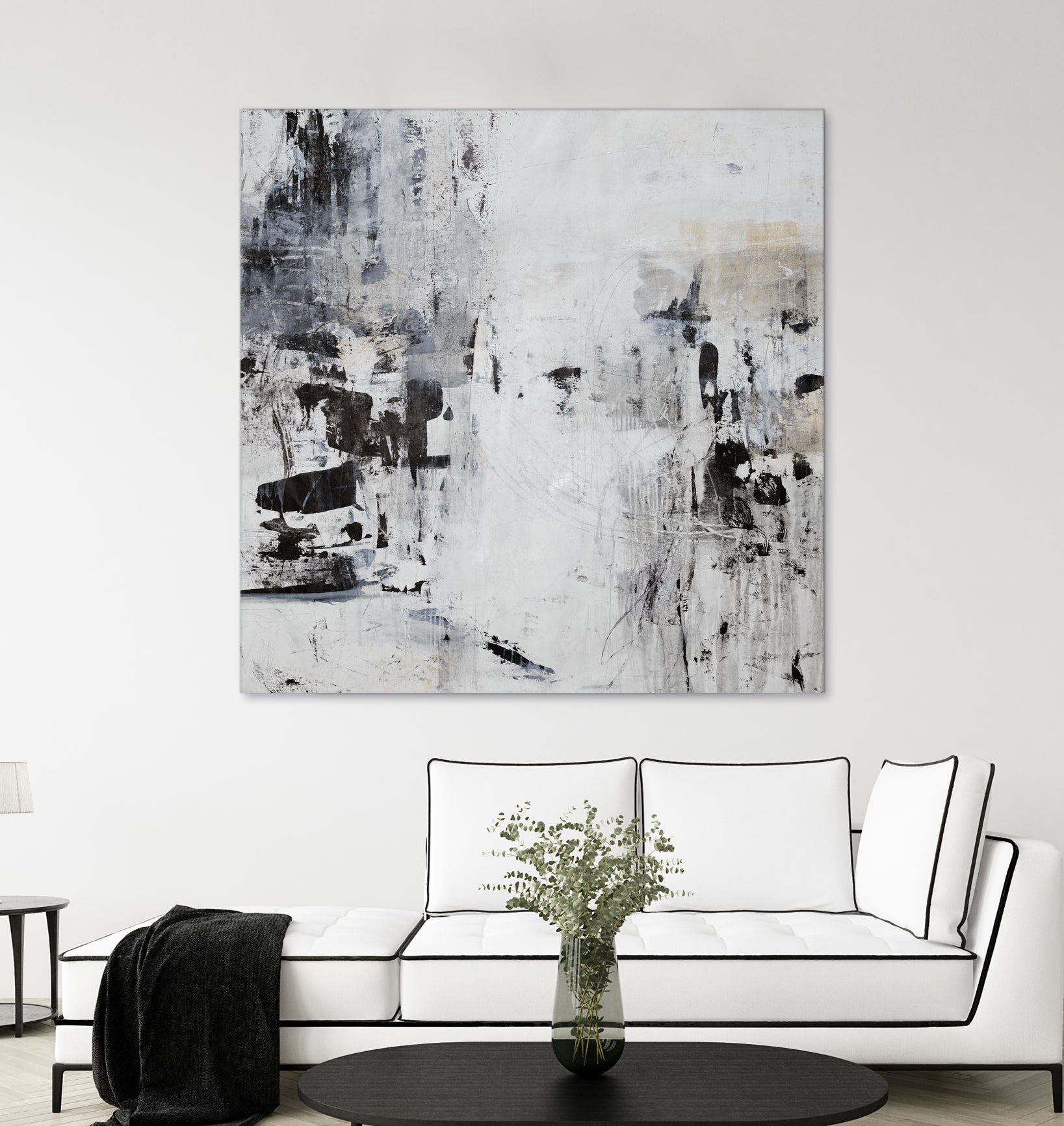 Dont Lose Track by Daleno Art on GIANT ART - balck abstract