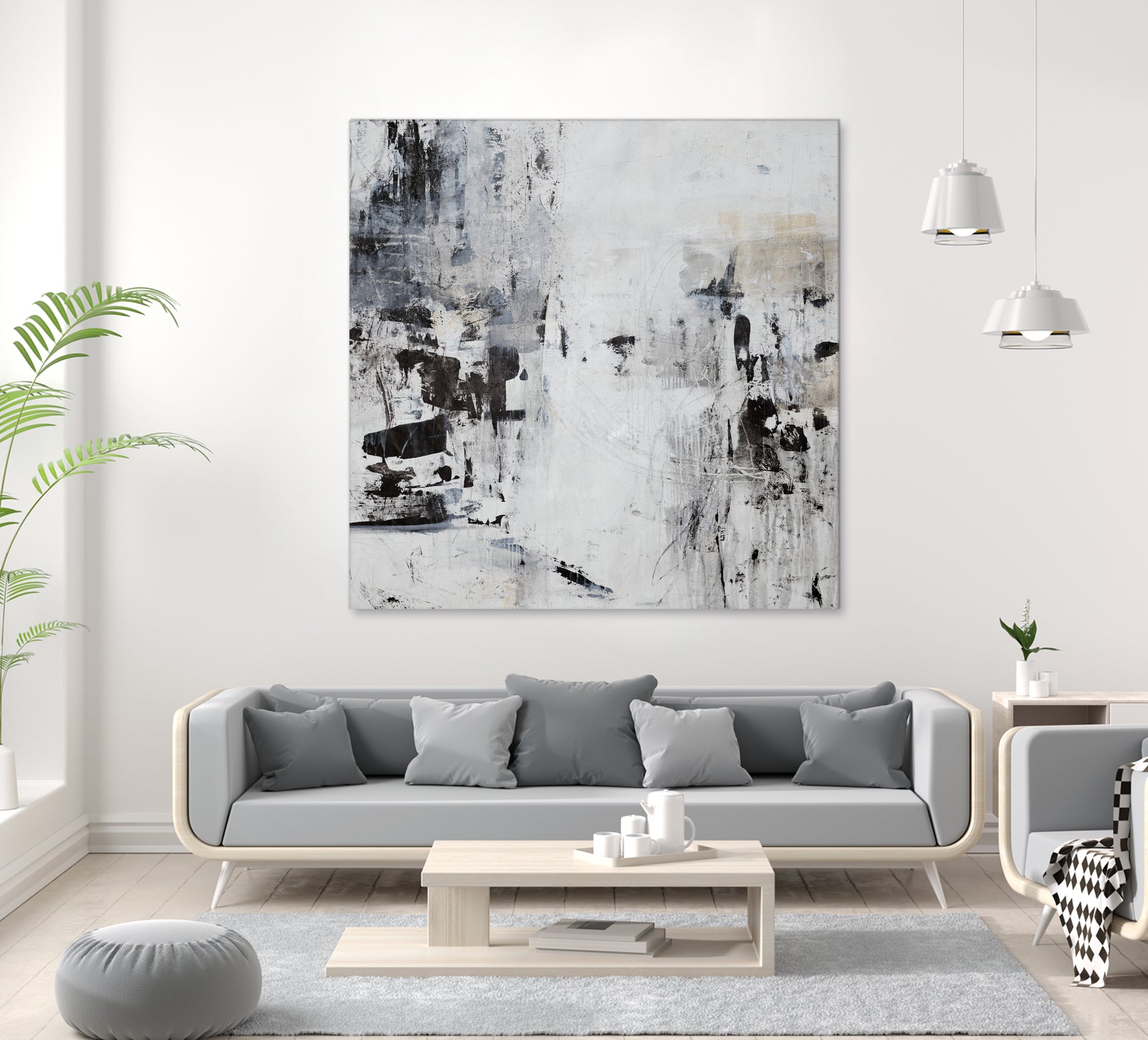 Dont Lose Track by Daleno Art on GIANT ART - balck abstract