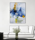 Created In Travel by Daleno Art on GIANT ART - blue abstract