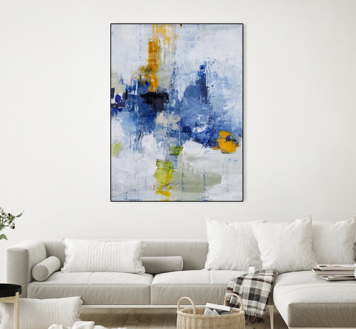 Created In Travel by Daleno Art on GIANT ART - blue abstract