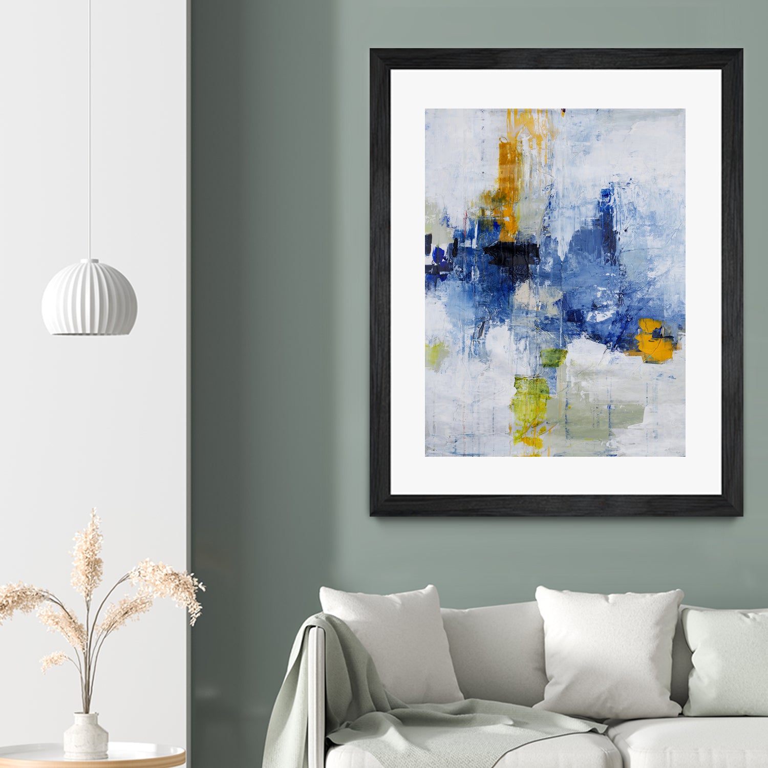 Created In Travel by Daleno Art on GIANT ART - blue abstract