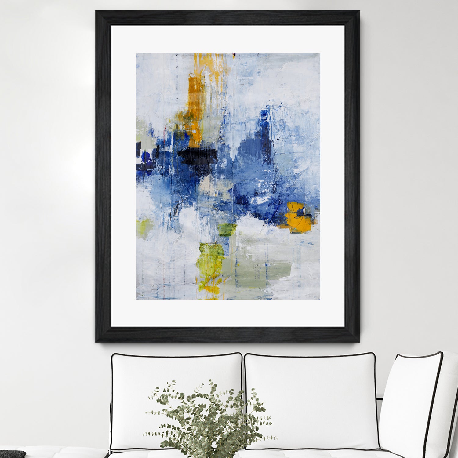 Created In Travel by Daleno Art on GIANT ART - blue abstract