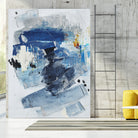 Toss Up I by Daleno Art on GIANT ART - blue abstract