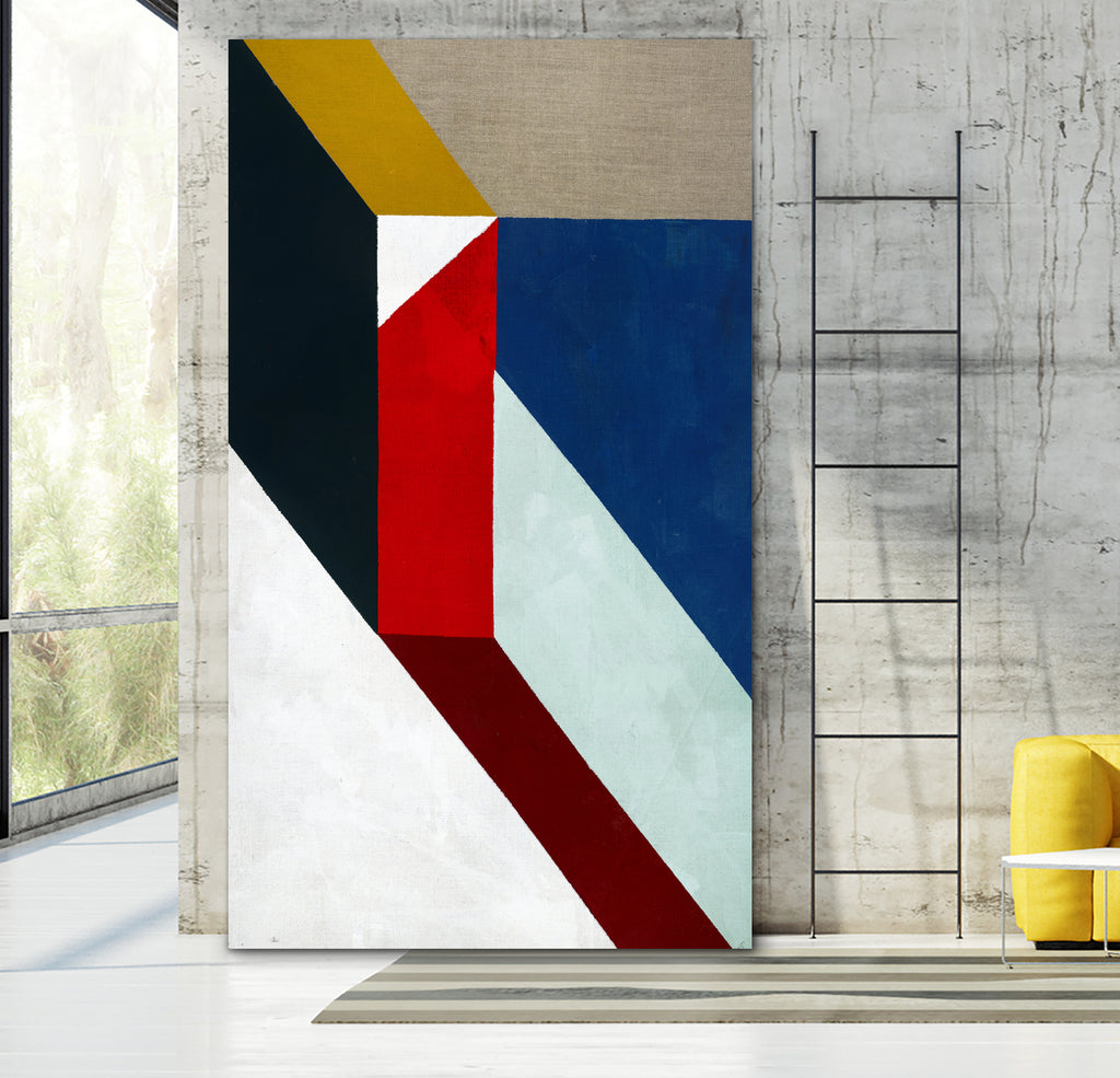 Primary Shapes 1 by STA Studio on GIANT ART - white abstract pattern