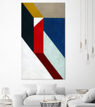 Primary Shapes 1 by STA Studio on GIANT ART - white abstract pattern