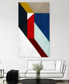 Primary Shapes 1 by STA Studio on GIANT ART - white abstract pattern