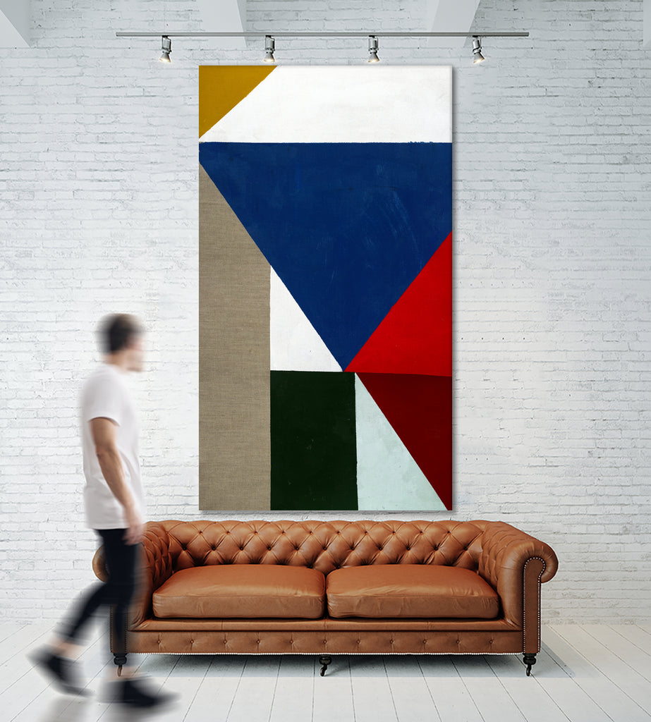 Primary Shapes 2 by STA Studio on GIANT ART - white abstract pattern