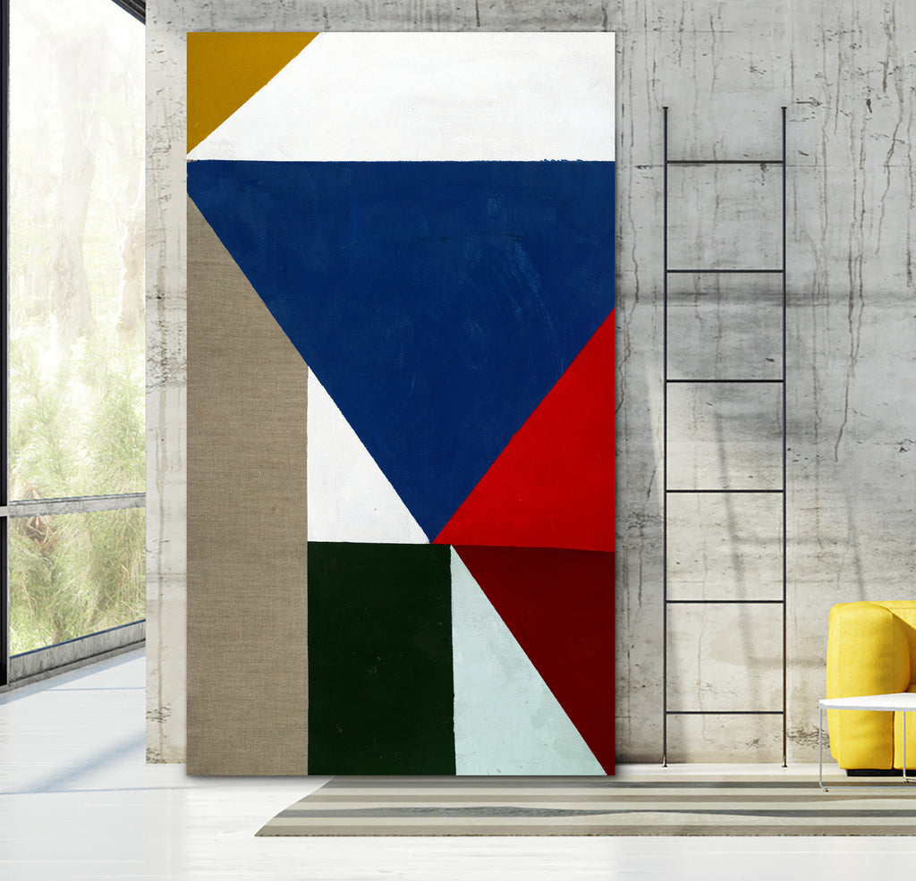 Primary Shapes 2 by STA Studio on GIANT ART - white abstract pattern