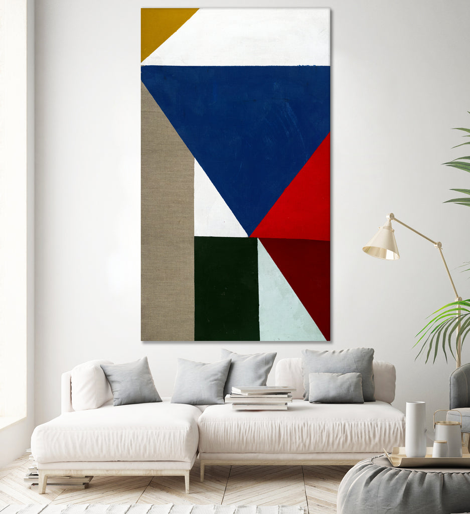 Primary Shapes 2 by STA Studio on GIANT ART - white abstract pattern