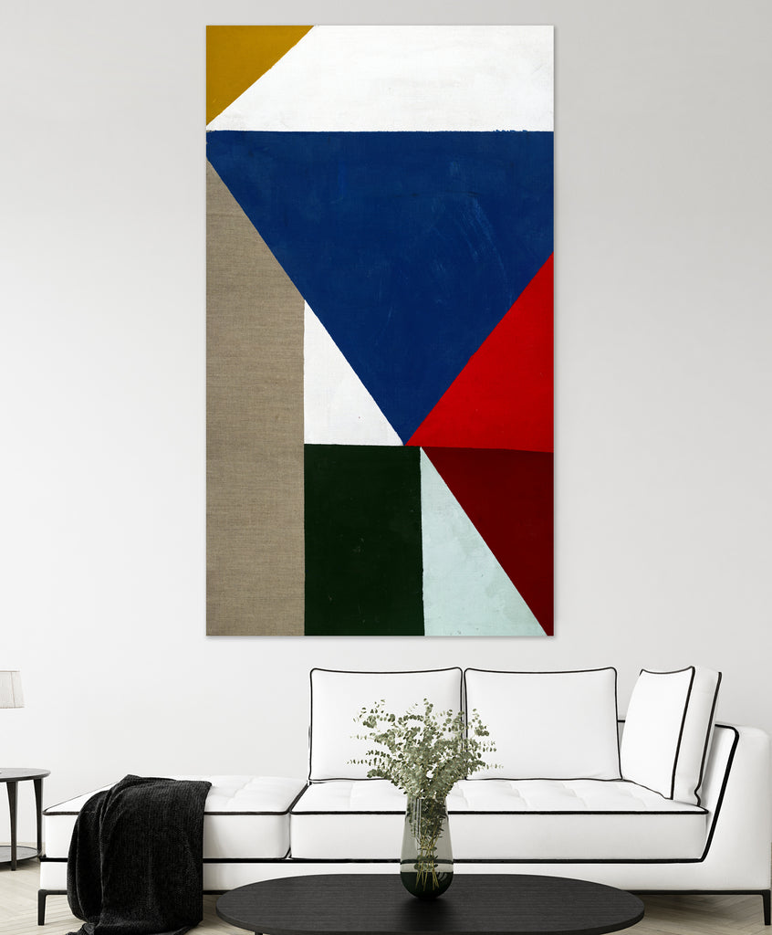 Primary Shapes 2 by STA Studio on GIANT ART - white abstract pattern