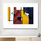 Harbor II by Lee Crew on GIANT ART - yellow abstract pattern