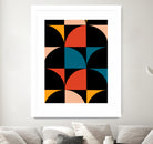 Monochrome Patterns 9 in Multi by NM Studio on GIANT ART - red abstract pattern