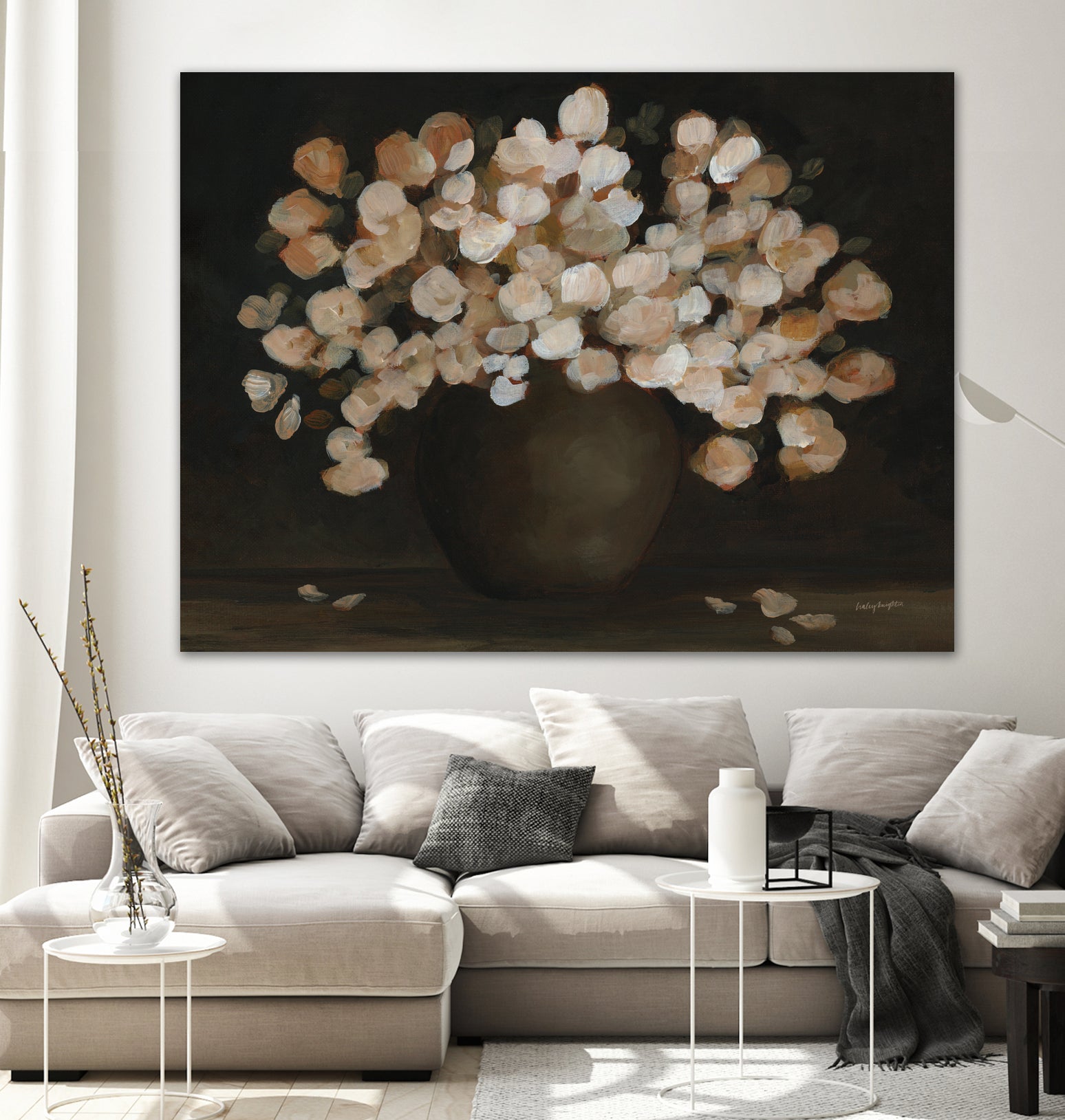Autumn Floral by Haley Knighten on GIANT ART - abstract