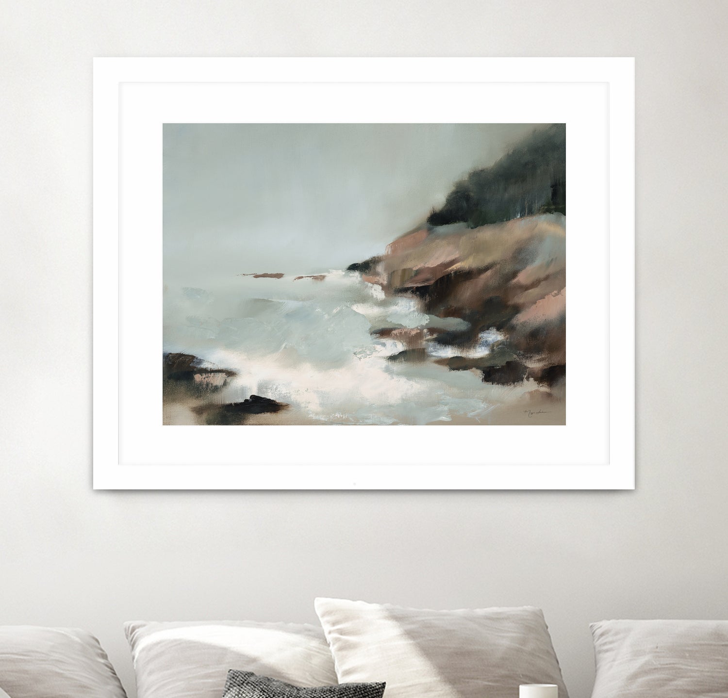 Acadia by Maggie Sackmann on GIANT ART - abstract cloud dancer 