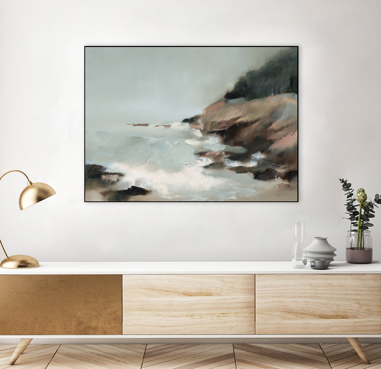 Acadia by Maggie Sackmann on GIANT ART - abstract cloud dancer 