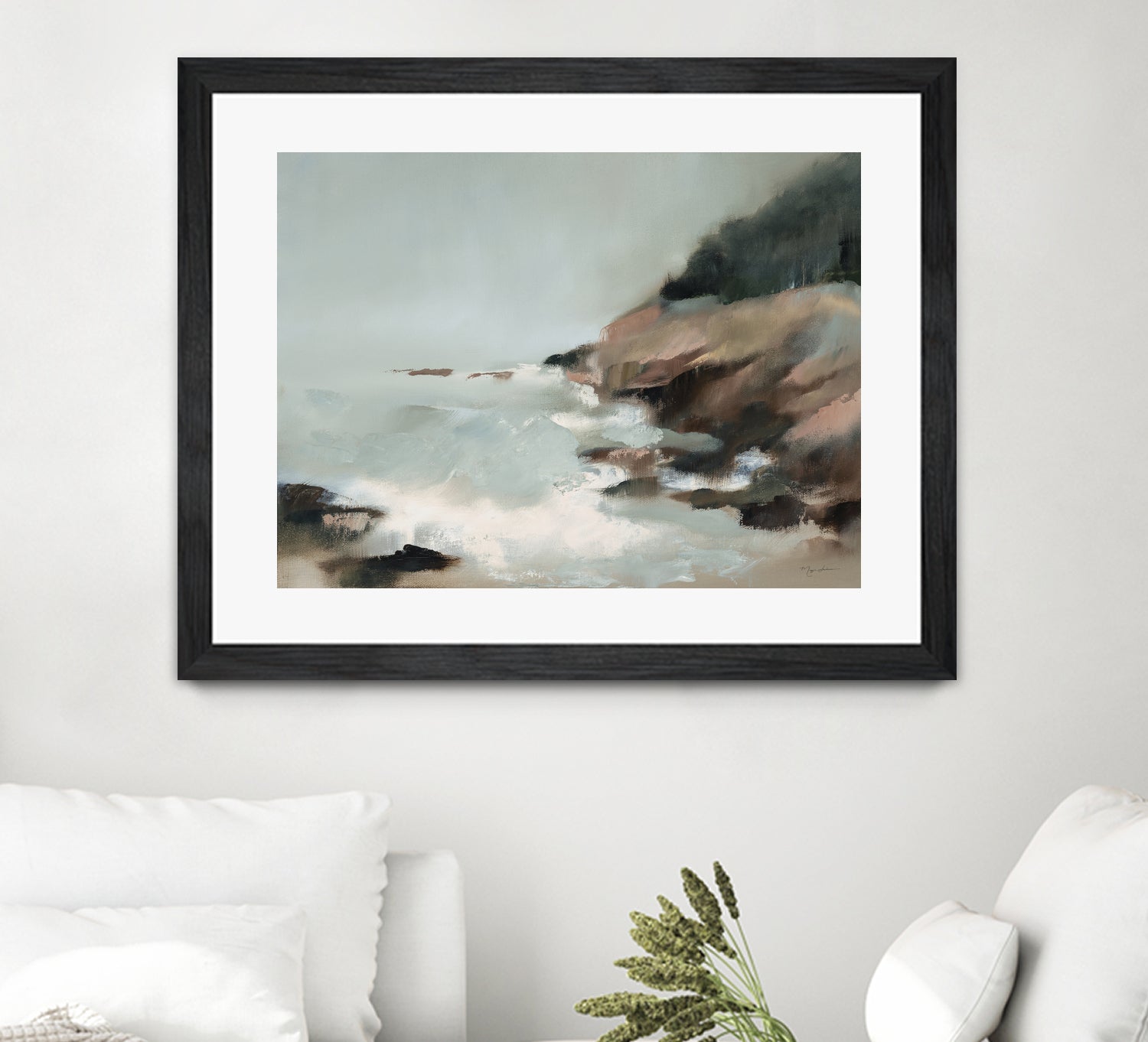 Acadia by Maggie Sackmann on GIANT ART - abstract cloud dancer 