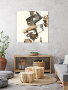 Stacked I by Chris Paschke on GIANT ART - black abstract