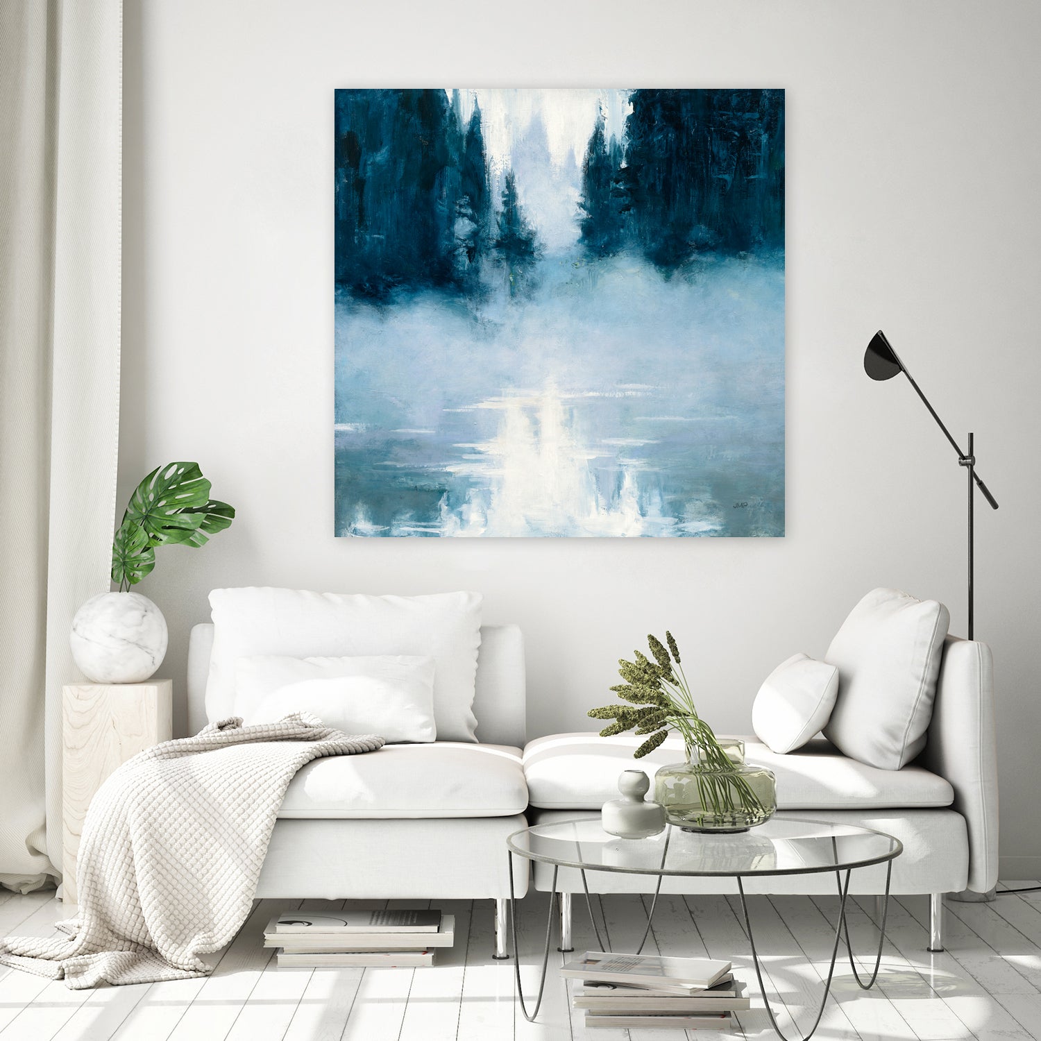 Boundary Waters by Julia Purinton on GIANT ART - blue landscape