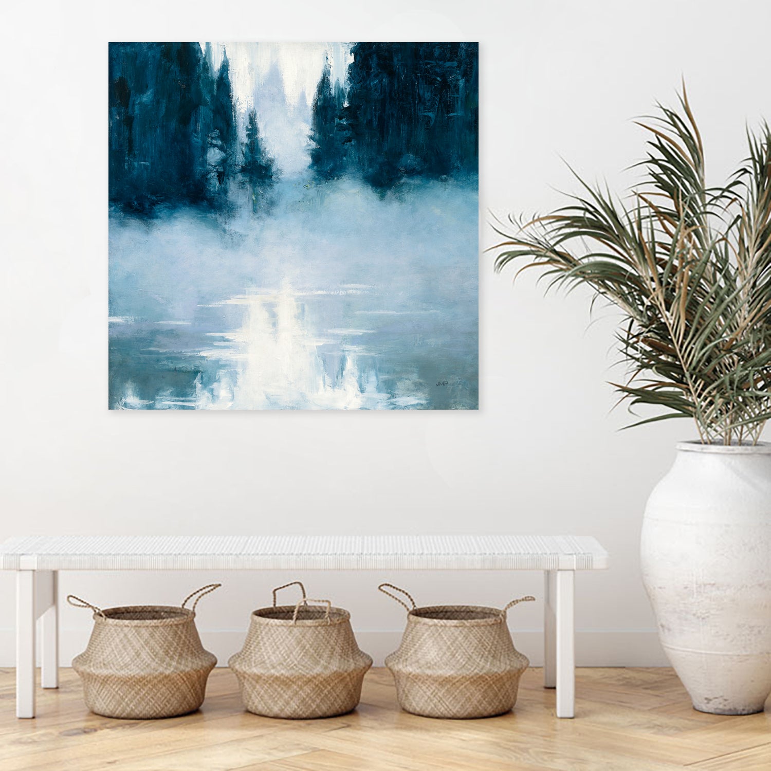 Boundary Waters by Julia Purinton on GIANT ART - blue landscape