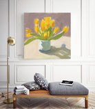 Sunny Tulips by Pamela Munger on GIANT ART - cream botanical