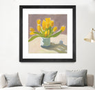 Sunny Tulips by Pamela Munger on GIANT ART - cream botanical