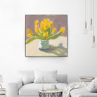 Sunny Tulips by Pamela Munger on GIANT ART - cream botanical