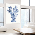 Shibori Coral I by Mary Urban on GIANT ART - blue