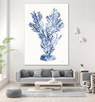 Shibori Coral I by Mary Urban on GIANT ART - blue
