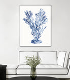 Shibori Coral I by Mary Urban on GIANT ART - blue