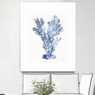 Shibori Coral I by Mary Urban on GIANT ART - blue