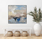 Morning Marine Layer II by Silvia Vassileva on GIANT ART - blue abstract