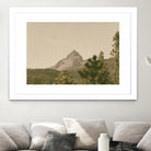 Mountainous II by Nathan Larson on GIANT ART - brown
