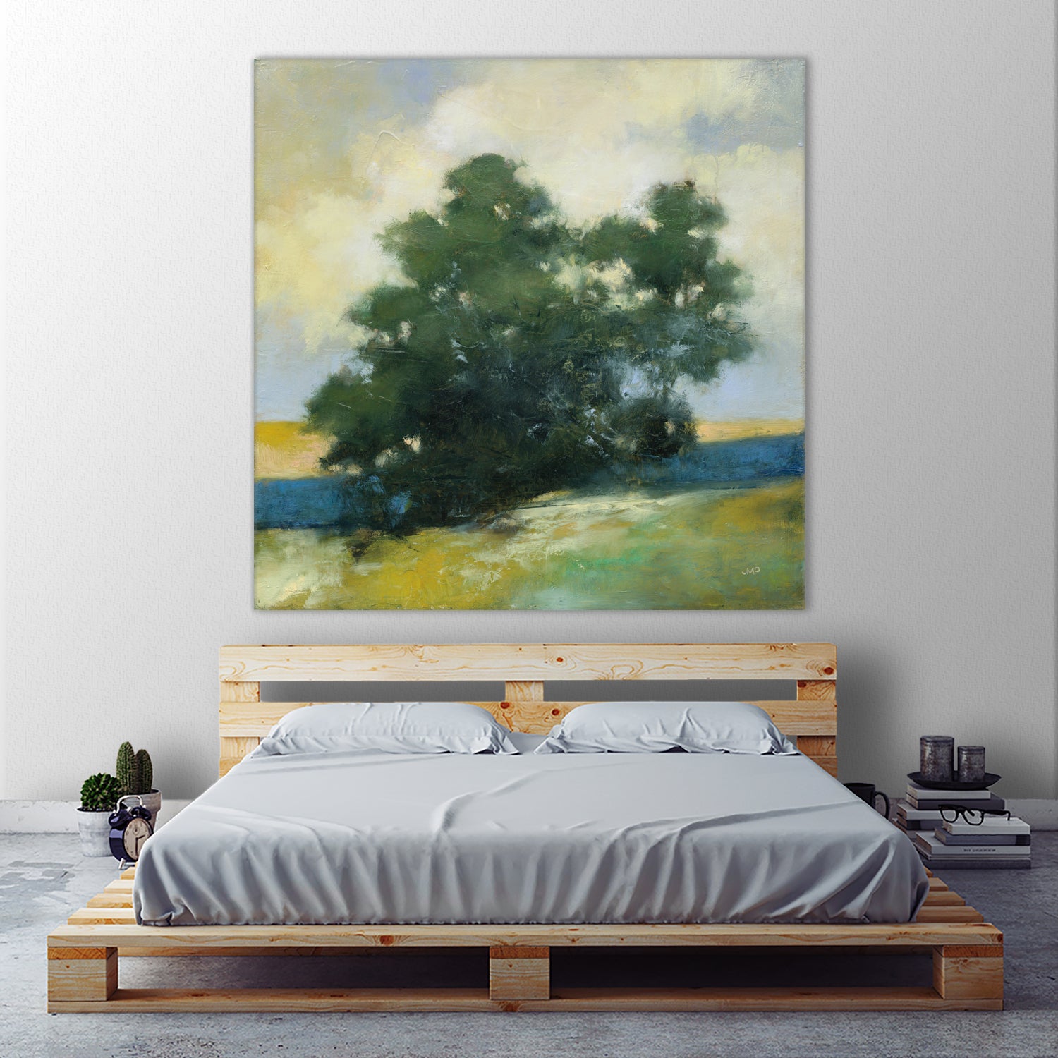 Solitary by Julia Purinton on GIANT ART - blue