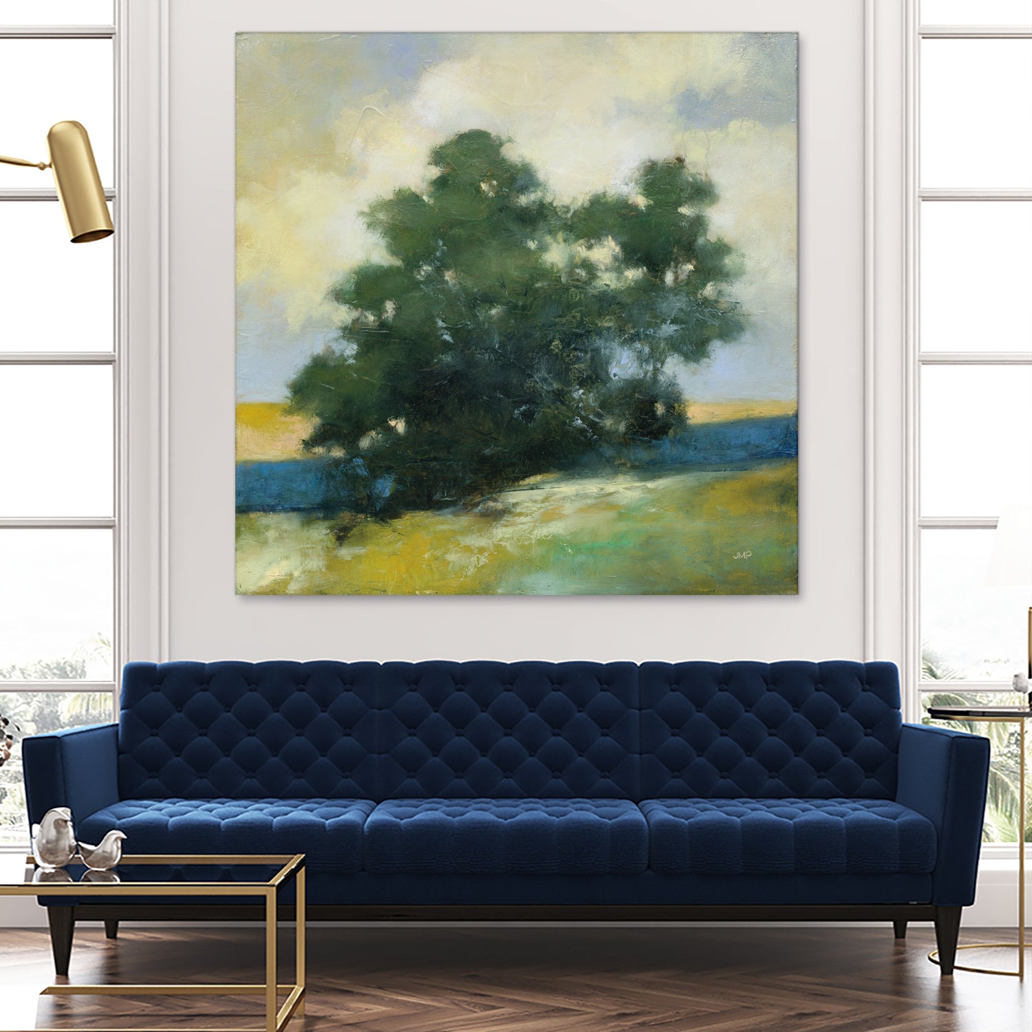 Solitary by Julia Purinton on GIANT ART - blue