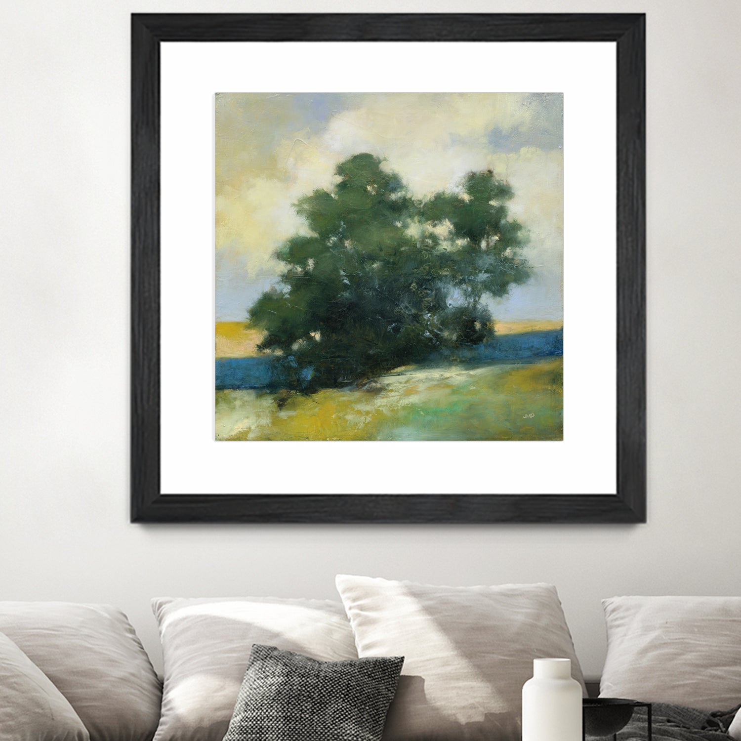 Solitary by Julia Purinton on GIANT ART - blue