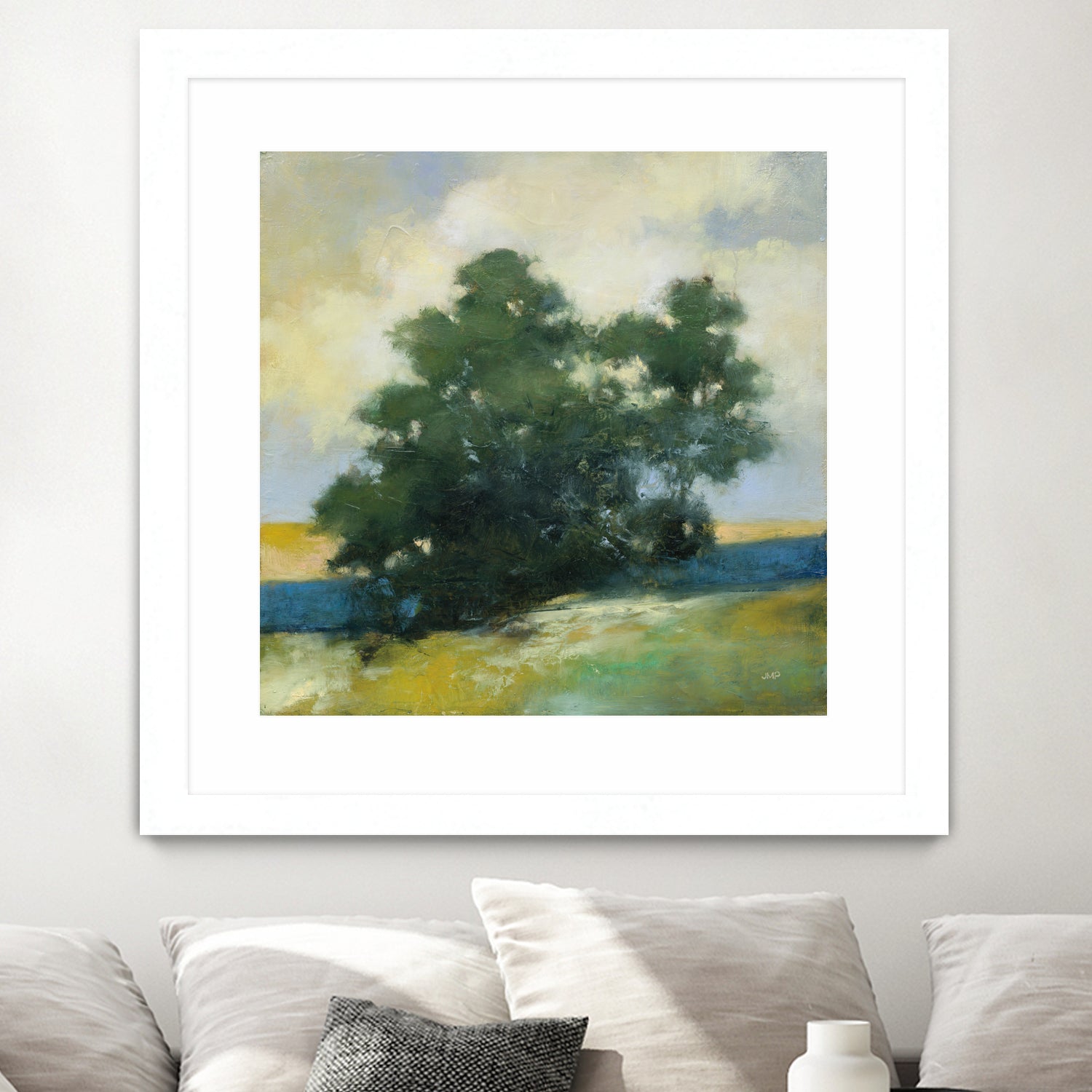 Solitary by Julia Purinton on GIANT ART - blue