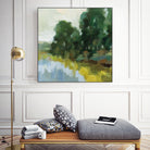 Willows by the Pond II by Silvia Vassileva on GIANT ART - blue