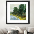 Willows by the Pond II by Silvia Vassileva on GIANT ART - blue